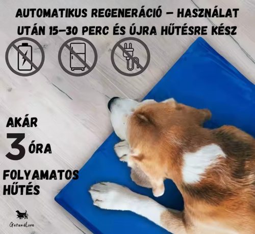 Prémium Kutya Hűsítő Matrac - M/40*50cm-  45D High-Tech Géllel