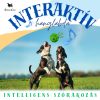 Kutya labda, kutyajáték - beszélő, tüskés, Interaktív labda - Zöld / 14 cm